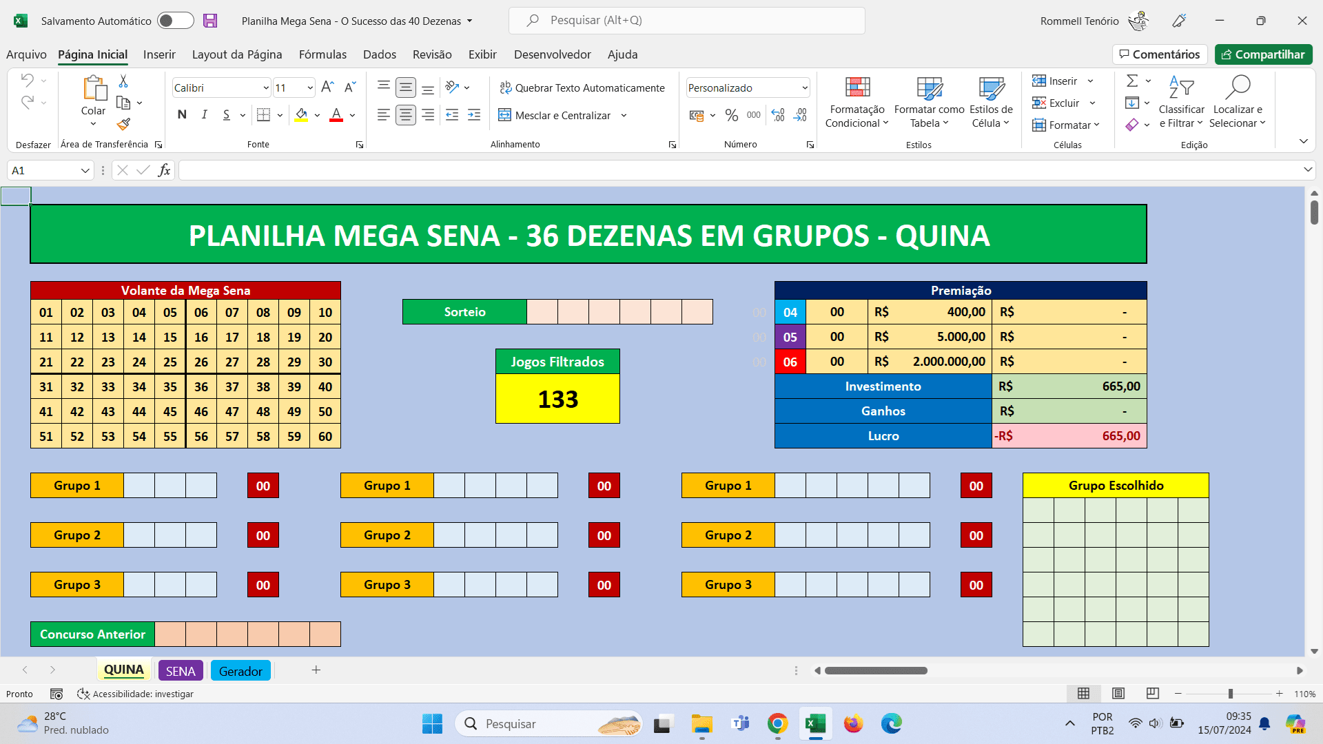 O Sucesso das 40 Dezenas - Estratégia Para Quina e Sena - Imagem 3